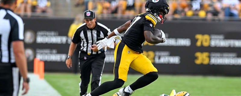 Steelers rookie wide receiver is about to be thrust into action whether he’s ready or not after veteran starter labeled out