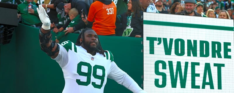 New York Jets Rule Out T'Vondre Sweat for Las Vegas Raiders Game, List David Bailey as Doubtful
