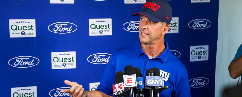 John Harbaugh, Joe Schoen Talk to Giants RB Cam Skattebo About Taking Unnecessary Risks