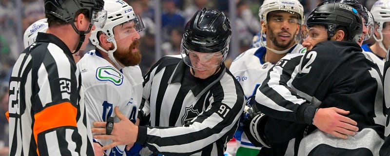 Scenes from morning skate: Tolopilo starts again as Canucks try to put a dent in Kings playoff hopes