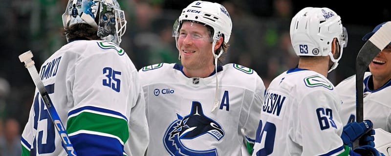 Scenes from morning skate: Demko starts, Boeser probable for Canucks vs. Rangers