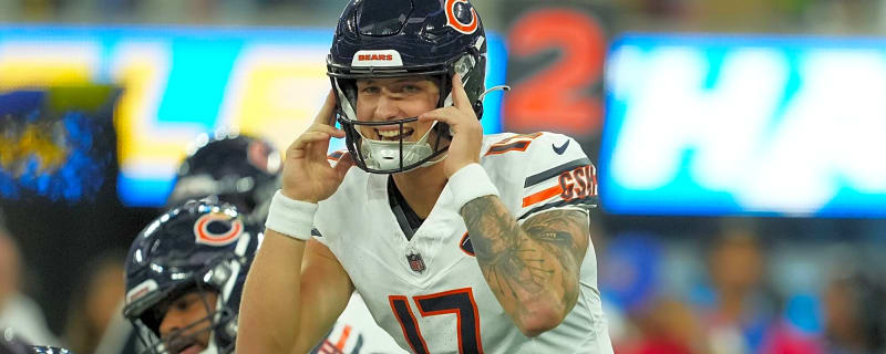 Tyson Bagent turns heads with bold Chicago Bears declaration