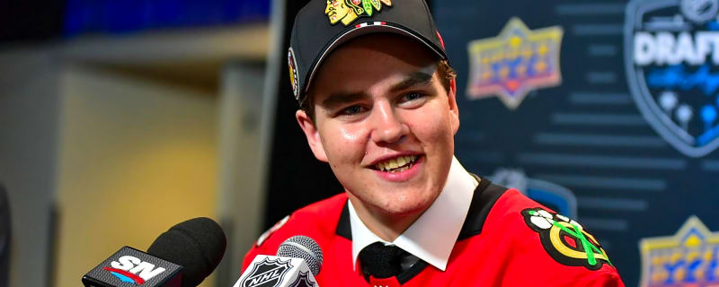 Blackhawks sign Anton Frondell to three-year, entry-level contract