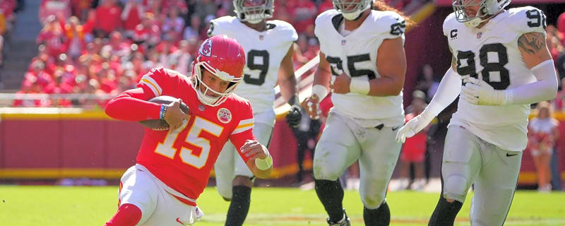 Raiders and Chiefs meet in a rare battle of unbeatens, and Patrick Mahomes already knows exactly what’s coming from Las Vegas