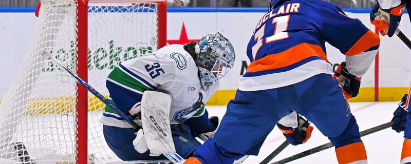 Scenes from practice: Demko makes fourth straight start for Canucks vs. Islanders
