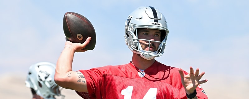 Raiders move on from young quarterback before training camp