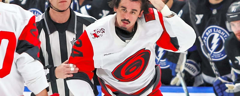 Hurricanes’ Jarvis fined for high-sticking Blue Jackets’ Garland