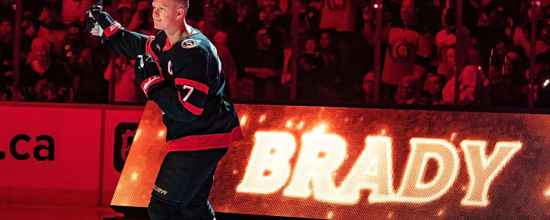 ‘Daddy’s back’: Senators’ Brady Tkachuk to return from thumb injury Friday vs. Blues