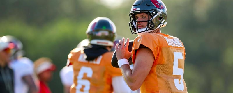 Multiple fights, an injured quarterback, and a suffocating defense highlight first Buccaneers-Jets joint practice