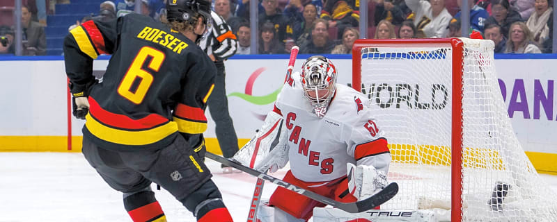 Scenes from morning skate: Lankinen starts, Mancini returns, and Kane questionable as Canucks host Hurricanes