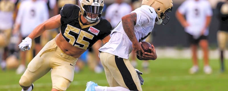 Saints get a boost in their first practice in France despite GM Mickey Loomis dumping a cold bucket of water on another injury