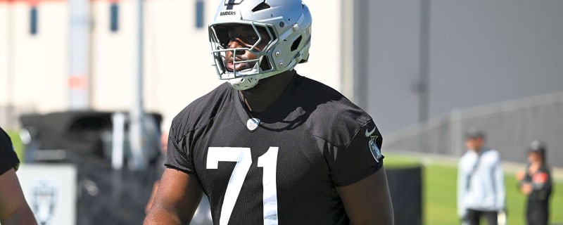 Las Vegas Raiders are making it clear which starting lineup on the offensive line they like the most early on