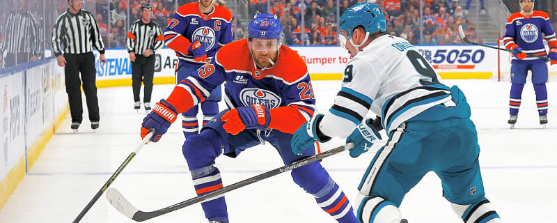 Pre-Scout: Skidding Sharks host Oilers to wrap-up Pacific roadtrip