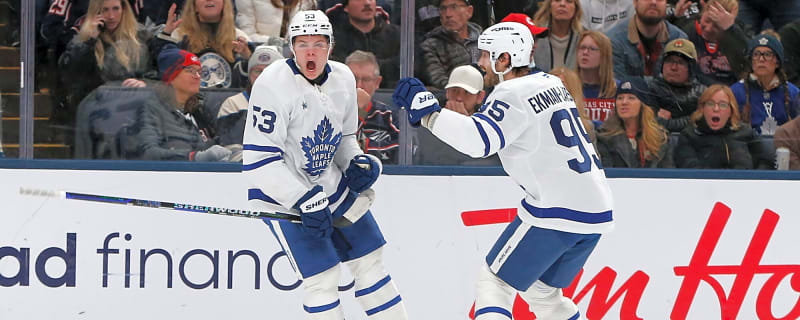 Craig Berube praises Easton Cowan for ‘ice water in his veins’ after win vs. Blue Jackets