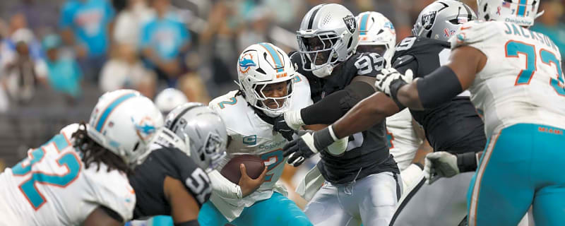 Miami Dolphins QB Malik Willis calls it like it is when asked about one major issue from 27-13 loss to Las Vegas