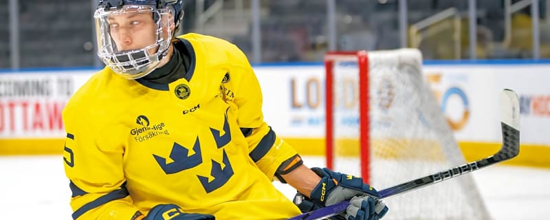 2025 NHL Draft’s Sascha Boumedienne breaks record for most points by a defenseman at a U-18 World Championship tournament