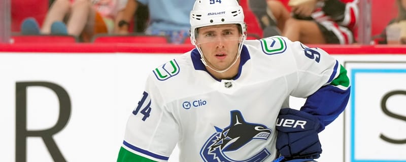 Scenes from practice: Canucks promote Linus Karlsson to top line; Rossi absent due to illness