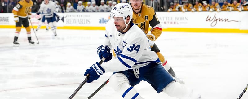Auston Matthews frustrated Maple Leafs let one slip away against Golden Knights