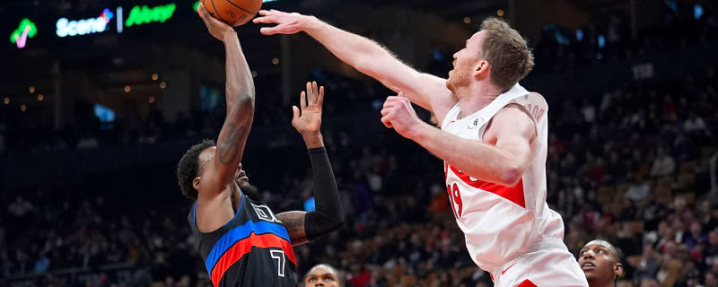Pistons turn Poeltl’s triumphant return for Raptors into a tragedy