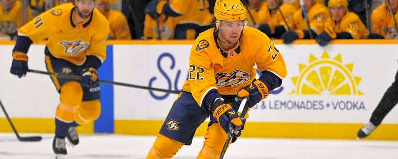Predators’ Mavrik Bourque, William Trudeau leave game with upper-body injuries