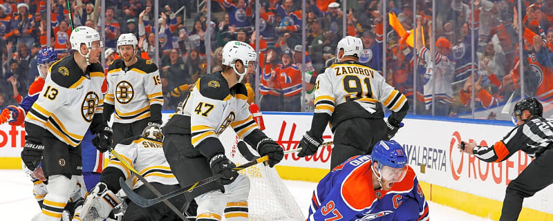 Scenes From Morning Skate: Bruins vs. Oilers a battle of over and under performers