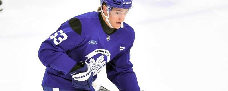 Maple Leafs’ lineup news: Artur Akhtyamov, Easton Cowan, Oliver Ekman-Larsson join main group vs. Senators
