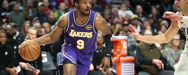 Lakers Start Bronny James And Jake LaRavia In Unexpected Lineup Shift