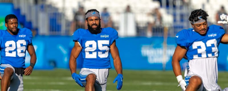 The Lions don’t have an RB2 right now, and Dan Campbell just explained why that’s by design