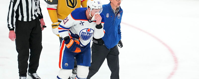 Despite hearing, NHL Player Safety fines — not suspends — Golden Knights’ Roy for cross-check on Oilers’ Frederic