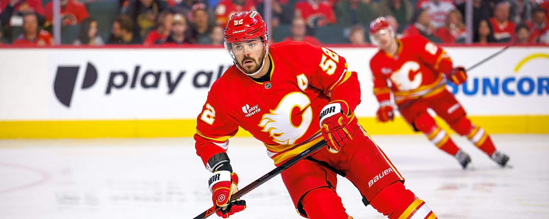 Flames’ Weegar given game misconduct after banging stick on glass