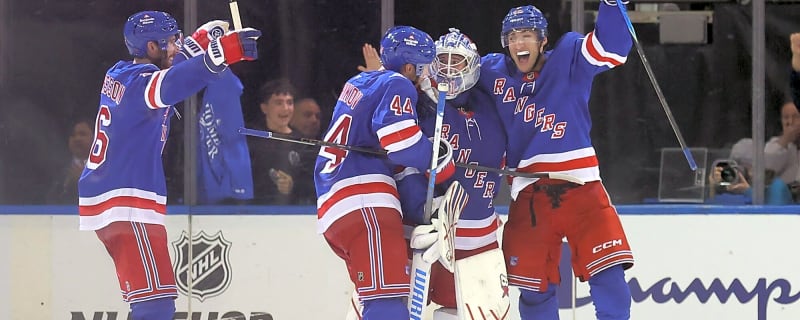 Igor Shesterkin in rare air with goalie goal