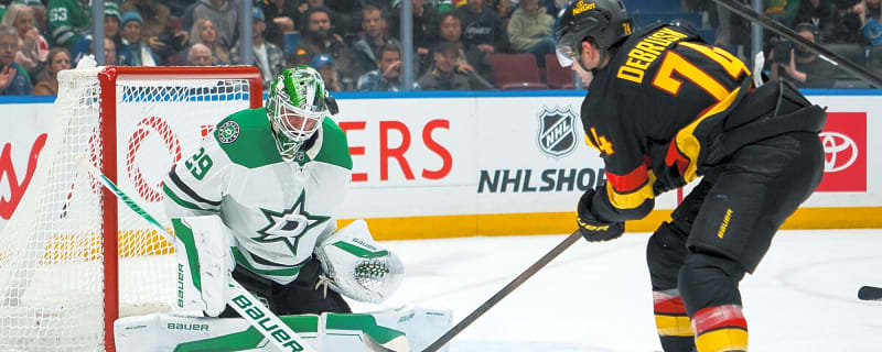 The Statsies: Jake DeBrusk leads Canucks in xGF% in loss to Stars