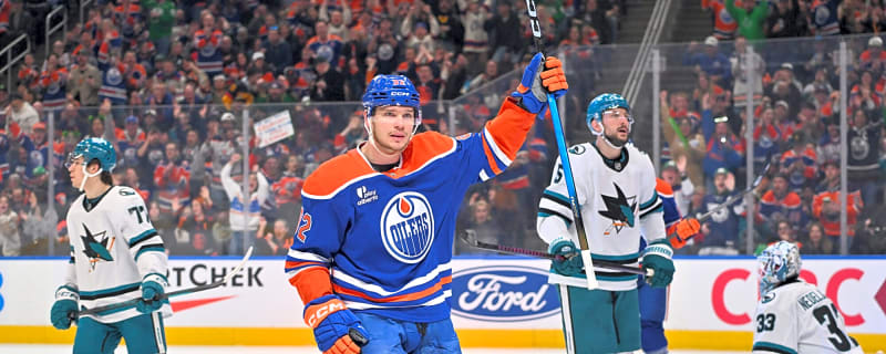 Five goalscorers find pot of gold as Oilers beat Sharks 5-3: Recap, Reaction and Highlights
