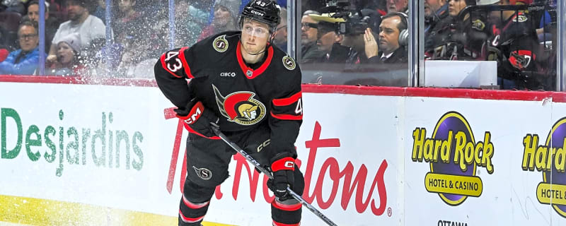 Senators’ Tyler Kleven exits game with lower-body injury