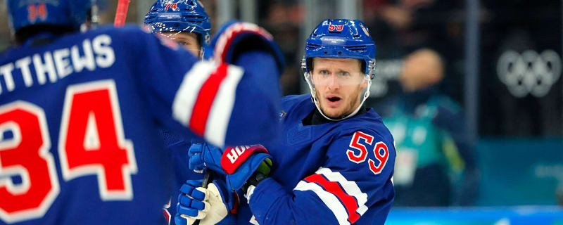 Olympic Hockey: Auston Matthews tallies assist in USA victory over Denmark