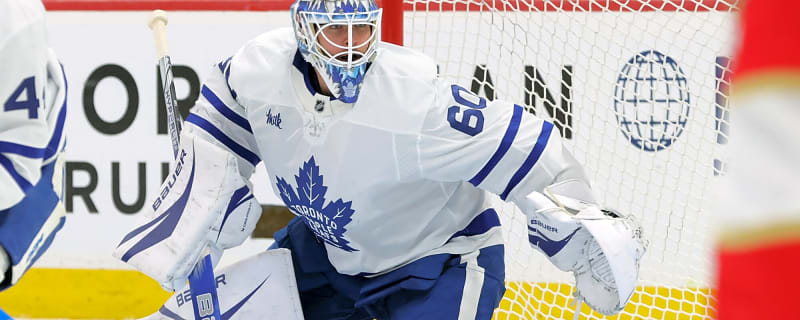 Leafs practice notes: Joseph Woll projected to start vs. Blue Jackets, Brandon Carlo resumes skating