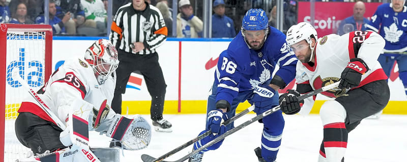 Kirill Marchenko on first goal with Maple Leafs: ‘I would be most happy if we win’
