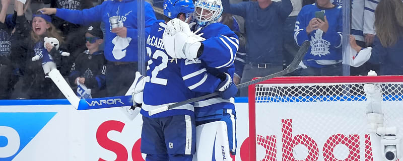 Maple Leafs’ Joseph Woll praises Jake McCabe following second straight win