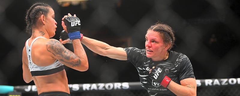 UFC’s oldest female fighter almost pulls off standing submission in final Octagon appearance
