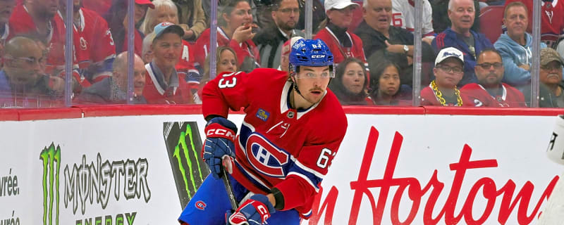 Florian Xhekaj leaves practice after just a few minutes