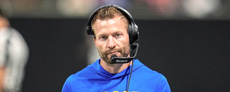 Rams' Sean McVay clears the air on his demeanor after Ty Simpson pick
