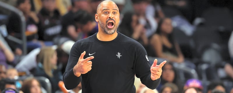 Video shows Rockets coach Ime Udoka getting into it with a heckler