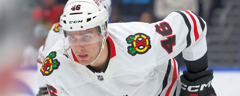 Blackhawks re-sign Louis Crevier to two-year contract