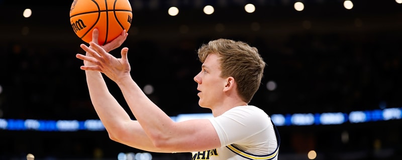 Michigan players went nuts for Dusty May’s son’s epic moment
