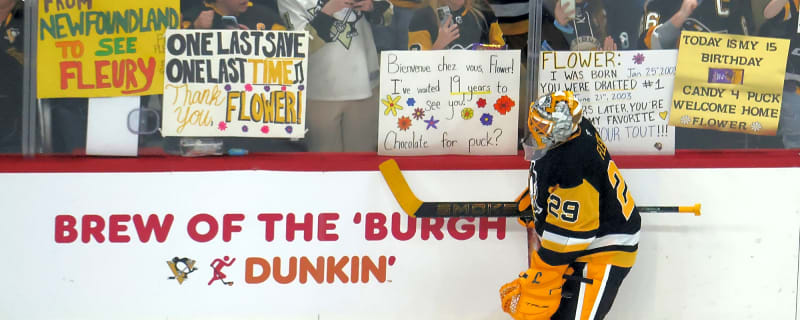 Marc-Andre Fleury gets standing ovation in final game with Penguins