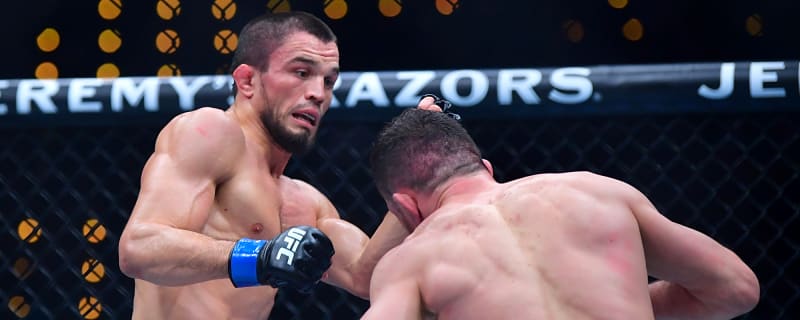 Umar Nurmagomedov Shakes Hands with Dana White on Electric Deal at UFC 321