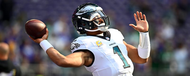 Jalen Hurts had the perfect line after his press conference was interrupted