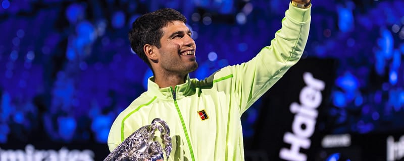 Carlos Alcaraz Survives Against Arthur Rinderknech To Begin Qatar Open