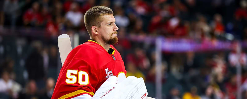 Ivan Prosvetov hasn’t given the best first impression to the Calgary Flames