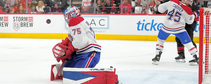 Alexandre Carrier and Jake Evans were absent from practice today